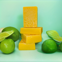 Load image into Gallery viewer, Handmade Lemon Vegan Soap (3 Soaps)