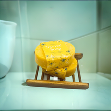 Load image into Gallery viewer, Handmade Turmeric Vegan Soap(Unscented, 2 Soaps)