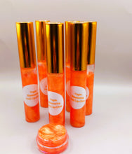 Load image into Gallery viewer, Shimmering Golden Vegan Lip-Gloss