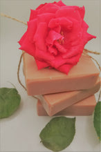 Load image into Gallery viewer, Handmade Vegan Rose Soap (3 Soaps)